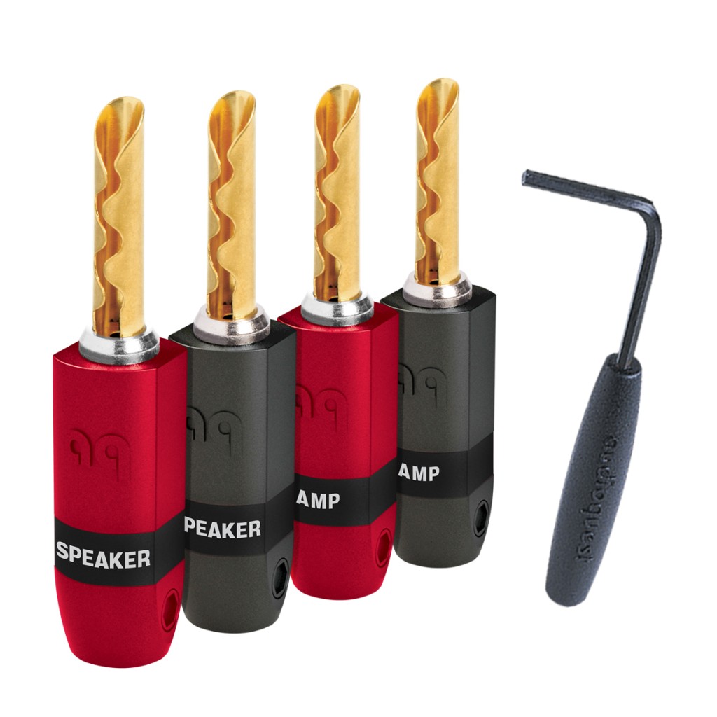 AudioQuest SureGrip 300 BFA バナナプラグ4本箱付 Audioquest SureGrip 300 BFA/Banana - Set of 4
